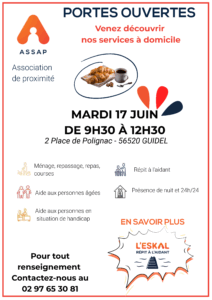 Portes ouvertes mardi 17 juin – Guidel